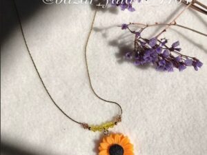 Collar de girasol