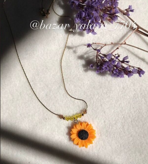 Collar de girasol