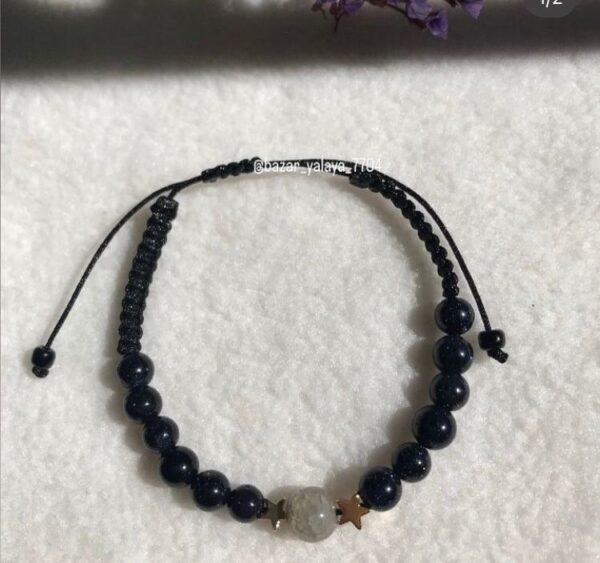 Pulsera luna y estrellas